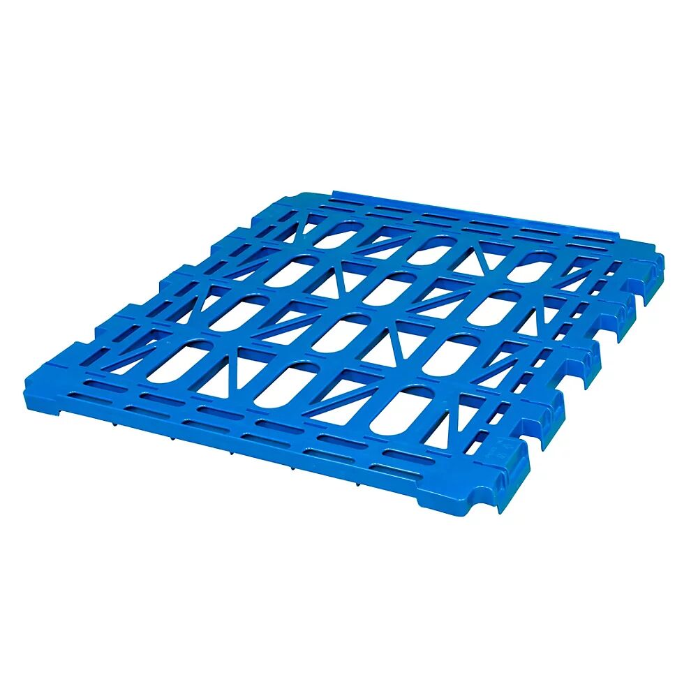 Zwischenboden für Rollbehälter 4-seitig, Breite 710 mm enzianblau