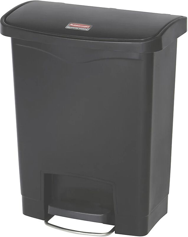 Rubbermaid Tretabfallsammler SLIM JIM® Volumen 30 l, BxHxT 271 x 536 x 425 mm schwarz