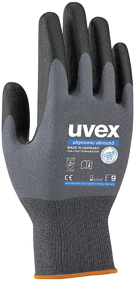 Uvex Schutzhandschuhe phynomic allround VE 10 Paar Größe 8