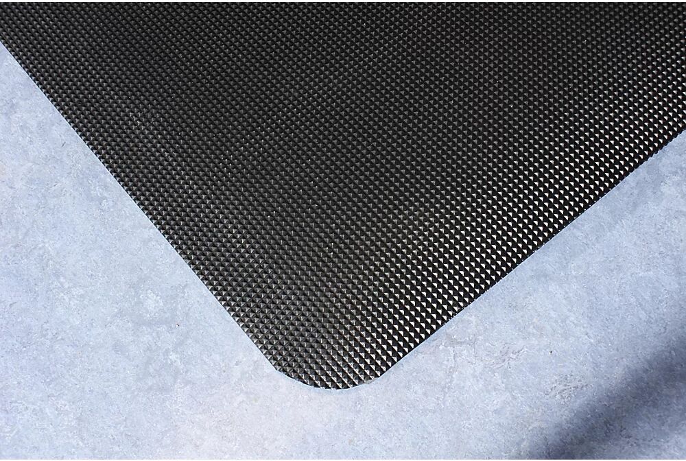 Schweißschutzmatte Diamond Tread schwarz, pro. lfd. m Breite 900 mm