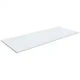 Alape Trägerplatte aus Glas TP.GL600.1500, ohne Beckenausschnitt 150 x 60 cm  B: 150 T: 60 H: 1,2 cm beigegrau poliert 8520612549