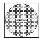 Repabad Designrost für Bodenablauf BEROST edelstahl  18526