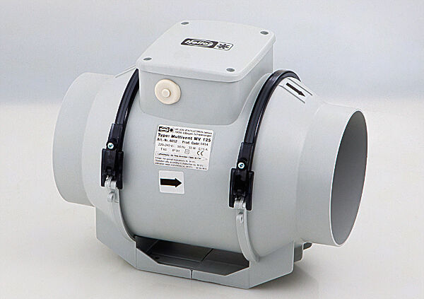 Helios Rohrventilator MultiVent MV 125, 6052 360 m3/h, einstufig, 230 V