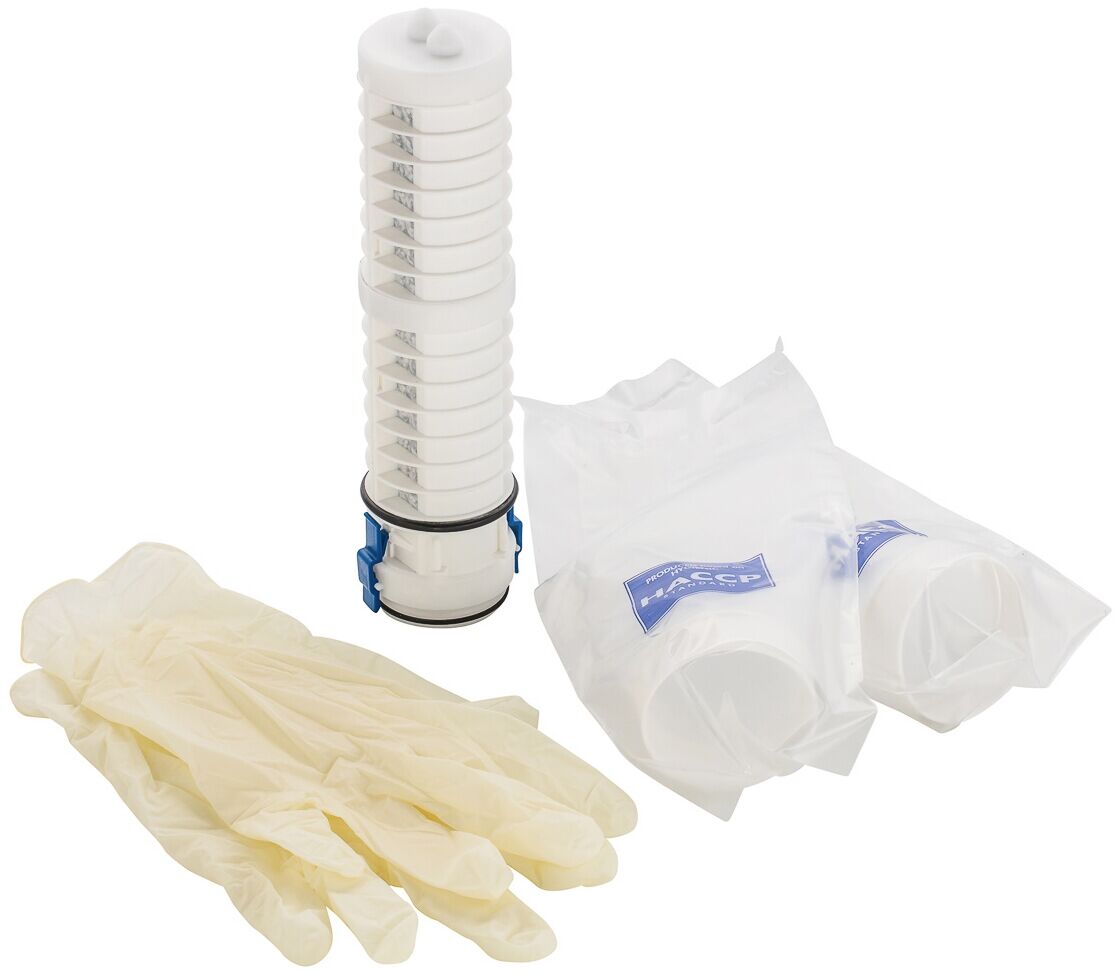 BWT Hygiene-Set 23966 2 Filtergewebehülsen, 1 Kalkkartusche, 1 Paar Hygienehandschuhe
