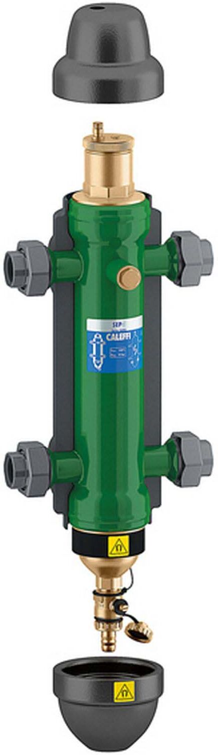 Caleffi SEP4 hydraulische Weiche 1" 549506 mit Verschraubung und Isolierung