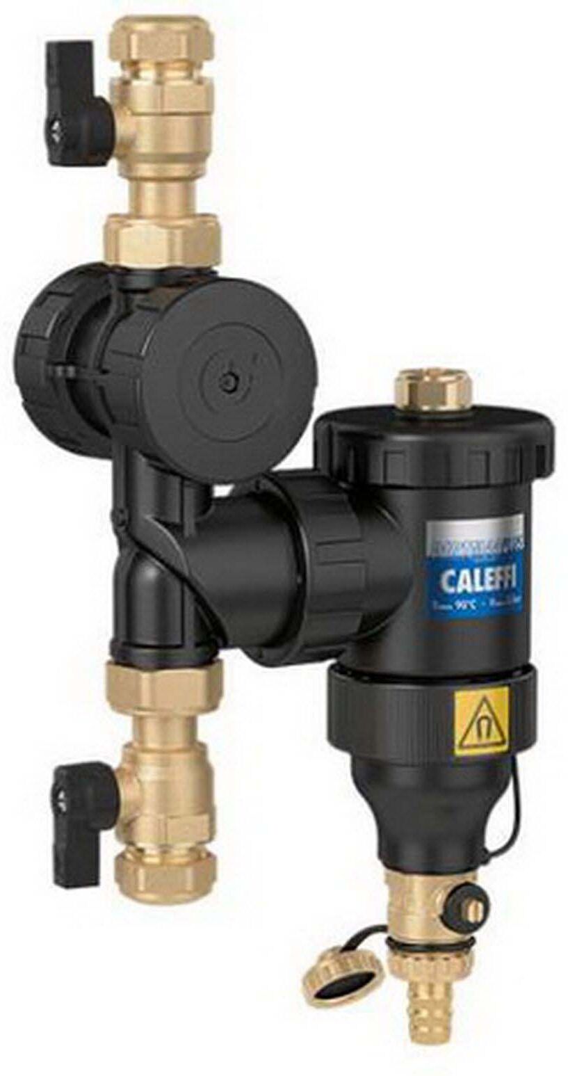 Caleffi Dirtmag Schlammabscheider 545372 Ø 22mm, Technopolymer-Gehäuse, mit Magnet, Schmutzfänger