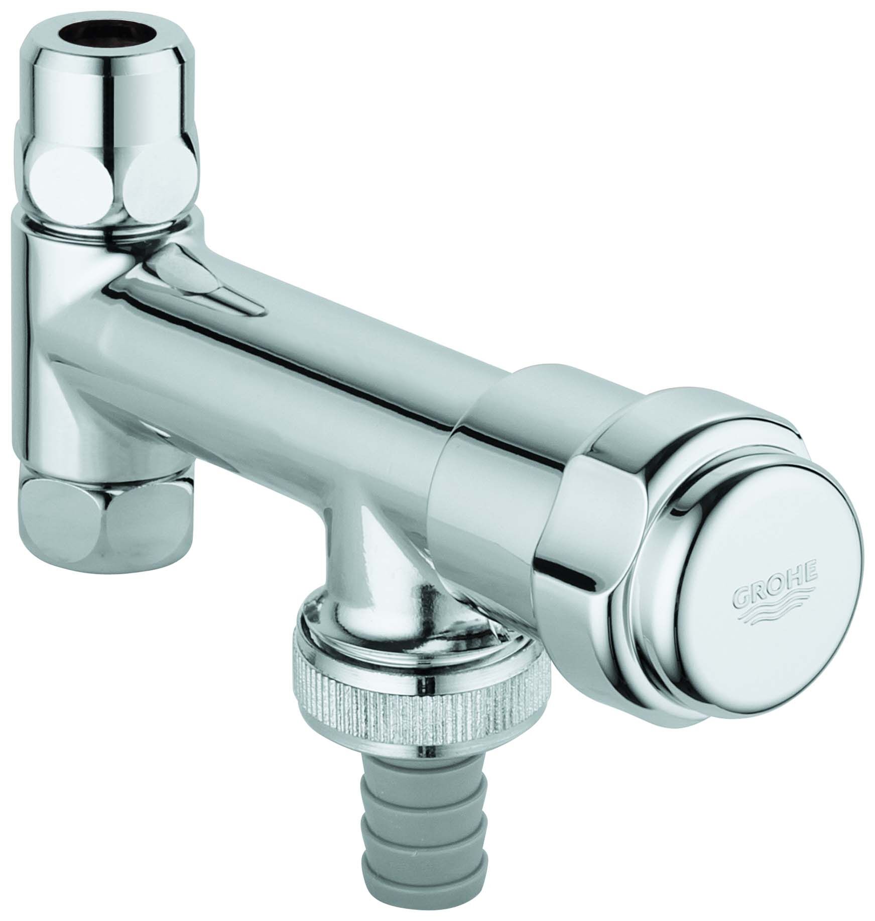 Grohe WAS-Ventil Eckfix 41030000 DN10, mit Schlauchanschluss, chrom