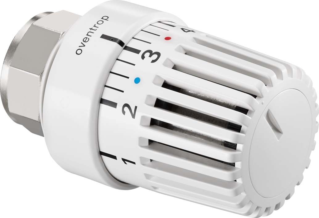 Oventrop Thermostat 1616301 7-28 GradC, mit Nullstellung, mit Flüssig-Fühler, weiß