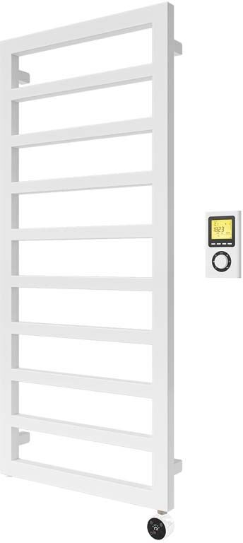 Purmo Figuresse Square E Elektro-Badheizkörper FHVM013605000N0 BH 1360 mm, BL 500 mm, 600 W, RAL 9016