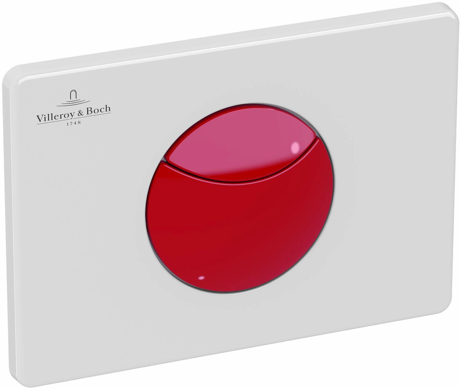 Villeroy und Boch Villeroy & Boch WC-Betätigungsplatte 922374P5 Kunststoff, Cherry Red, für Kinder