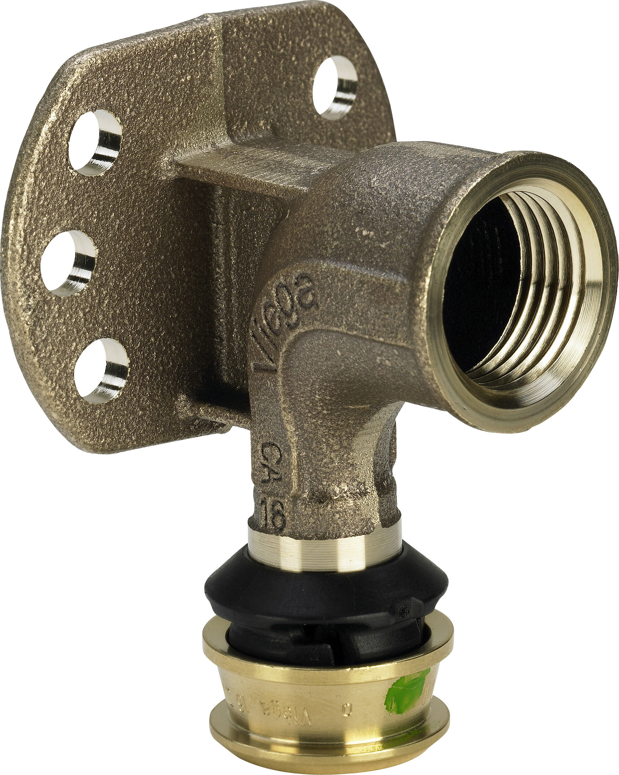 Viega Raxofix Wandscheibe 645939 20mmxRp 3/4, mit SC-Contur, Siliziumbronze