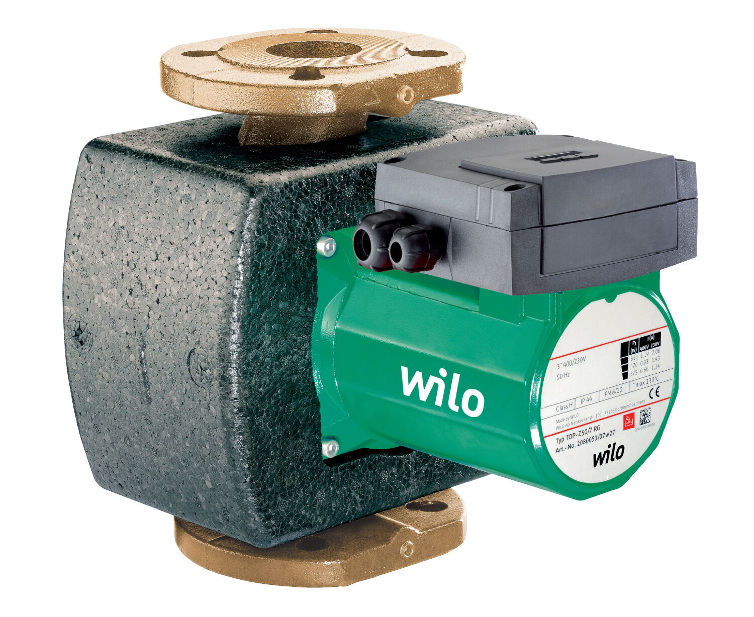 Wilo Top-z Standard-Trinkwasserpumpe 2175516 40/7, PN 6/10, 400/230 V, Rotguss-Gehäuse