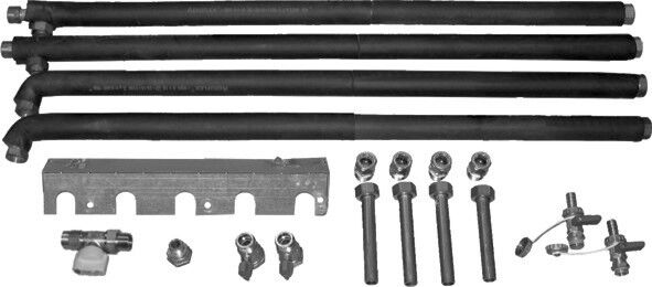 Wolf Anschlussset 7701126 Vor-/Rückläufe, für Anschluss links oder rechts am CSZ-2