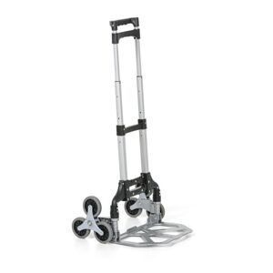 B2B Partner Treppenkarre mit 3-Stern-Rädern, Traglast 80 kg, Räder aus thermoplastischem Gummi