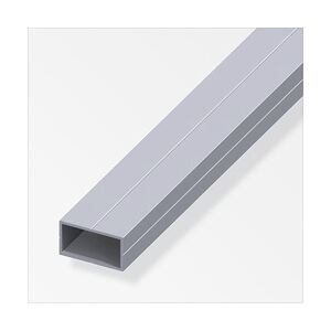 alfer Rechteckrohr 2.5 m, 11.5 x 19.5 x 1.5 mm Aluminium roh blank