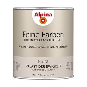 Alpina Feine Farben Lack No. 42 Palast der Ewigkeit  graurosa edelmatt 750 ml
