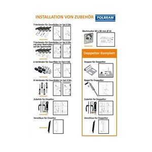 Polbram Einzeltor Lean 120 90 x 116 cm, RAL-Farbe 7016