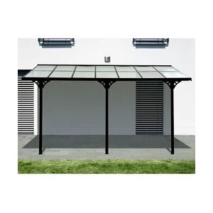 Westmann Aluminium Terrassenüberdachung Bruce   Schwarz   300x435x270 cm