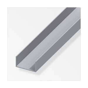 alfer Rechteck-U 2.5 m, 23.5 x 43.5 x 1.5 mm Aluminium roh blank