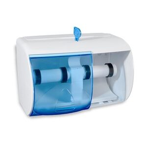 Toilettenpapierspender Funny - Kunststoff - weiß - 2 Rollen