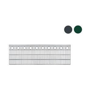 meingartenversand.de Gittermatten 6/5/6 - grün [RAL 6005] - 80 cm Höhe