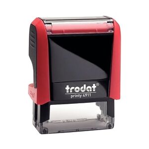 Trodat Textstempel Printy bis 4 Zeilen, 38x14mm inkl. Gutschein f. Stempelplatte