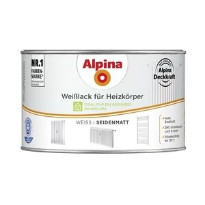 Alpina Heizkörperlack weiß 300 ml weiß seidenmatt