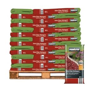 Primaster Deko - Holzchips Mahagoni 45 L Palettenabnahme 42 Pack