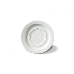 Caterado 6x Kaffeeuntertasse ADRINA,  Farbe: weiß, Durchmesser: 15,5 cm