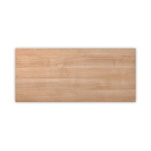 bümö Tischplatte 180x80 cm in Nussbaum, Schreibtischplatte aus Holz, Holzplatte, Spanplatte kratzfest beschichtet, ABS-Kante, 120 kg Tragkraft für