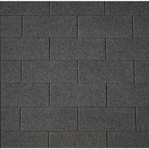 Rechteck-Dachschindeln schwarz 80 x 33,6 cm Schindel Dach Dachschindel - Easy