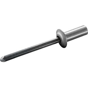 Goebel - 250 x Dicht-Becherblindnieten Aluminium / Stahl (ø x l) 6,4 x 16,0 mm mit Flachkopf ISO15973 - Dicht-Becherblindnieten - Becher Blindnieten