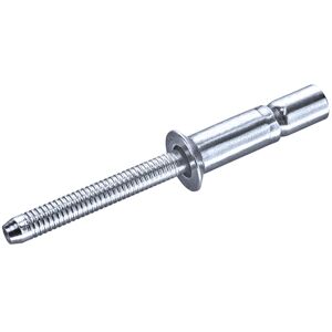 Goebel - 250 x Hochfeste Blindnieten Aluminium (ø x l) 4,8 x 16,0 mm mit Senkkopf - Nieten mit gerilltem Nietdorn - m-lock