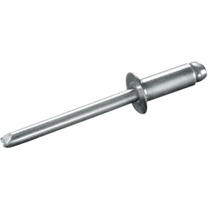 GOEBEL - 500 x Blindnieten Stahl (Ø x L) 4,8 x 16,0 mm mit Senkkopf ISO15980 - Senkkopf Nieten - Popnieten - STANDARD