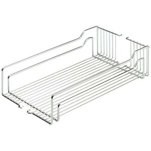 HETTICH Einhängekörbe mit 2-fach-Reling, 350 x 467 x 110mm, verchromt