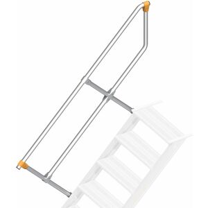 Handlauf für Treppe mit Plattform 60° 9 Stufen - Layher