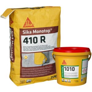 Pack Mörtel und Reparatur Sika Sika MonoTop 1010 3,2kg Sika Monotop 410R 25kg