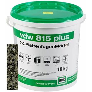 Gftk - vdw 815 plus 2K-Fugenmörtel Basalt, 10 Kg