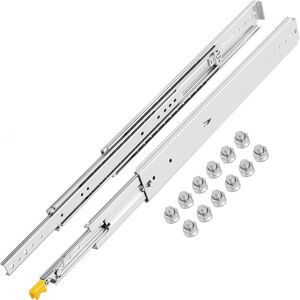 VEVOR Schubladenschienen 1016 mm, Auszugsschienen 40 Zoll, Vollauszug Schienen für Schubladen, Doppel Kugelgelagert, Schubladen Schienensystem,