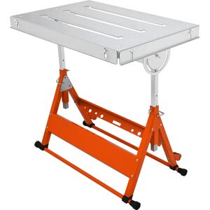 VEVOR Schweißtisch klappbar 76,2x50,8cm Werktisch 181kg Tragfähigkeit Höhenverstellbar von 63,5 bis 81,3cm Einstellbarer Winkel 0°/30°/90° Werkbank