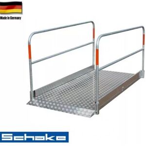 Schake Grabenbrücke aus Aluminium; 1m breit; 2,2 m lang