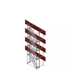 Scafom-rux Gerüsttreppe universal, max. Ausstiegshöhe 8 m