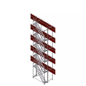 Scafom-rux Gerüsttreppe universal, max. Ausstiegshöhe 10 m