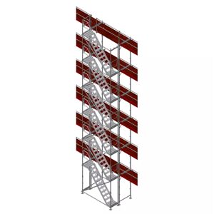 Scafom-rux Gerüsttreppe universal, max. Ausstiegshöhe 12 m