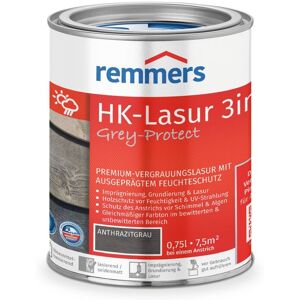 Remmers HK-Lasur 3in1 Grey-Protect, anthrazitgrau (FT-20928), 0.75 l