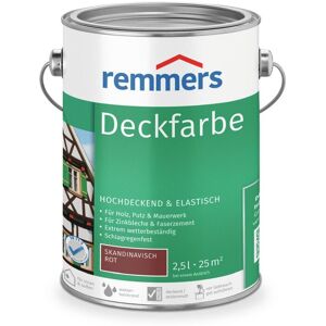 Remmers Deckfarbe, skandinavisch rot, 2.5 l