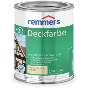 Remmers Deckfarbe, hellelfenbein (RAL 1015)**, 0.75 l