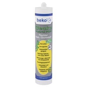 Beko Gecko Hybrid Pop, flexibler 1K-Kleb-/Dichtstoff, weiß, 310 ml