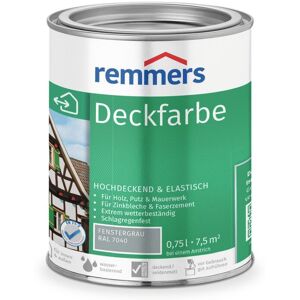 Remmers Deckfarbe, fenstergrau (RAL 7040), 0.75 l