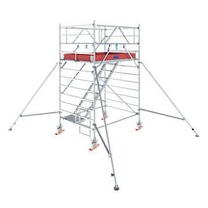 Alu-Fahrgerüst Krause Serie 5500, 200 kg/m², TÜV-geprüft, gebremste Rollen, B 1500 x T 2000 x  H 4300 mm